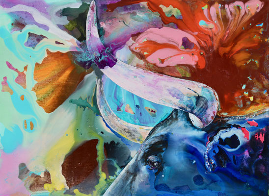 "Zweitens: Form ist etepetete", Acryl auf Leinwand Künstler: Christian Gloystein (Privatbesitz)