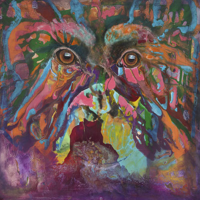 Me, in disguise, Acryl auf Leinwand, 2022 Künstler: Christian Gloystein (Privatbesitz)