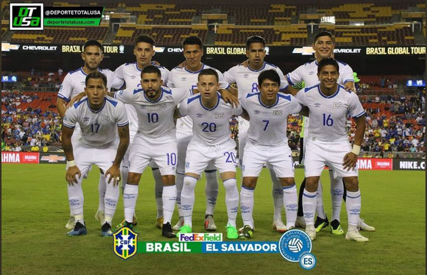 El Salvador, Fabricio Alfaro en la @laselecta, Amistoso contra Brasil