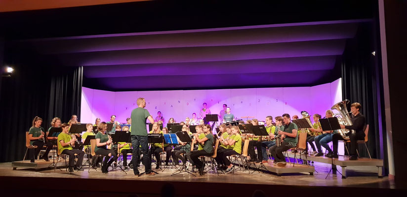 Auftritt am Young Band Festival