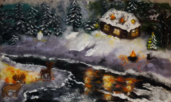 Christmas Light, 50x30cm