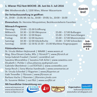 Flyer Filzfestwoche 2