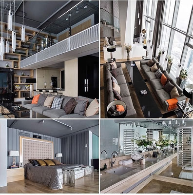 ID 176 Продажа двухуровневнего апартамента с высокими потолками в "Москва-Сити".