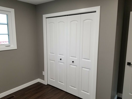 Home renovation closet doors