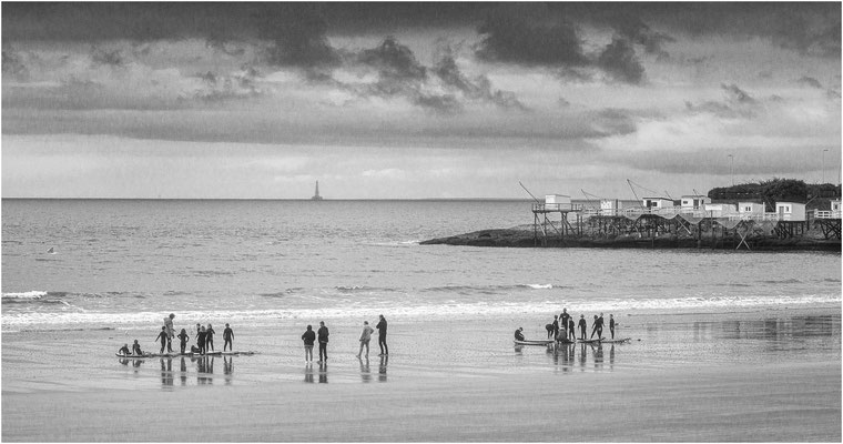 Royan, Plage de Pontaillac. Le 29 septembre 2020.