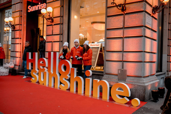 sunrise neueroffnung flagshipstore zurich bahnhofstrasse stadthelden ihre kreativagentur