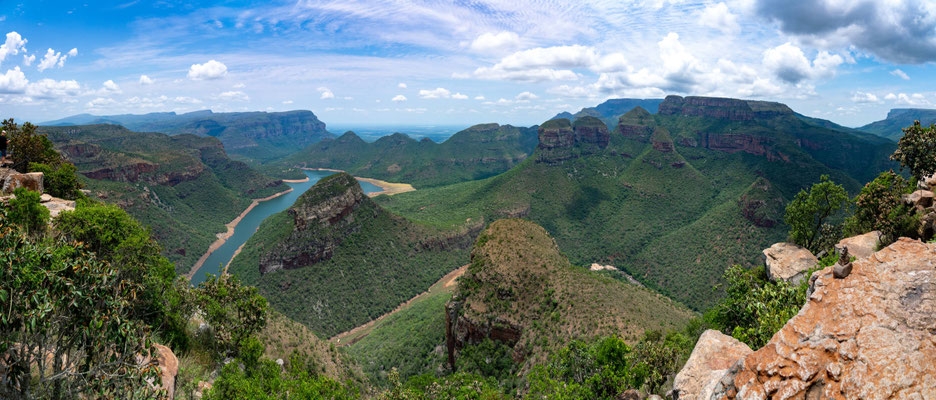 Panorama von der linken Seite des Aussichtspunktes