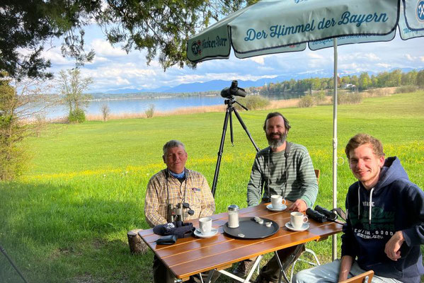 ASOnauten bei der Kaffeepause in Seeseiten 