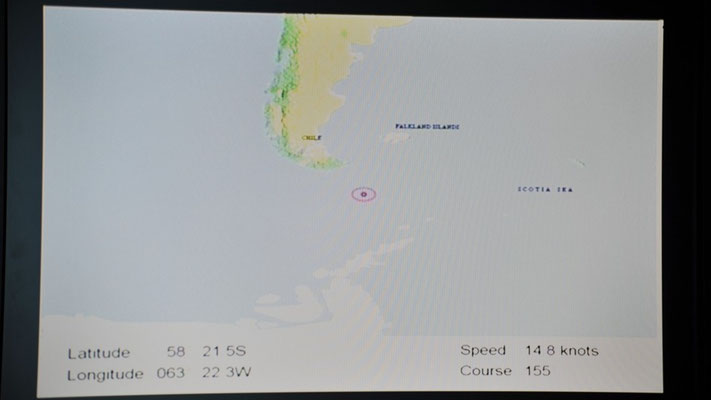 Drch die Drakepassage zwischen Kap Hoorn und der Antarktis