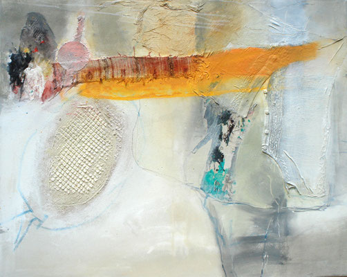 Metamorphose, Pigmente,Material auf Lwd. 80 x 100, 2008 verkauft
