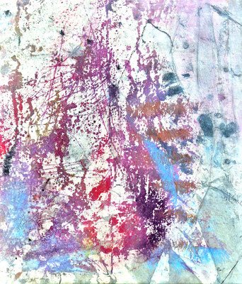 zerbrochener Spiegel, Acryl auf Lwd, 70 x 60 , 2025