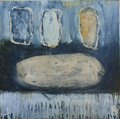 no-colour,Mischtechnik auf Pappe 2,      40 x 40, 2021