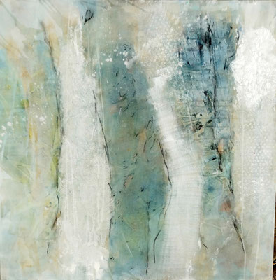Zwischenraum 1,  Acrylmischtechnik ,Lwd. 80 x 80 ,2016