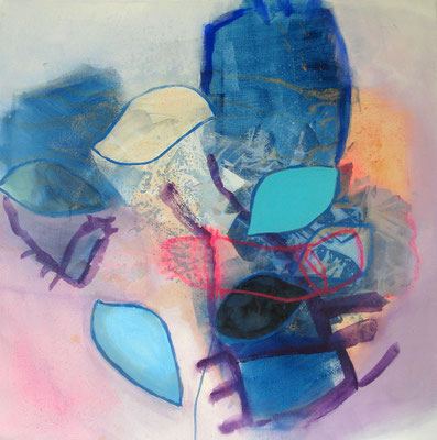 Steinbock, Acryl,Pigmente auf Lwd., 80 x 80, 2009 (2)