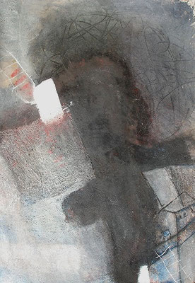  Klappera-bimmerich, Pigmente auf Papier, auf Sperrholz gezogen,  110 x 80,  2007