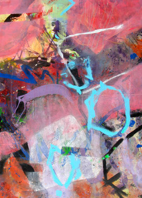 m.m.m chaos concealed, Acryl-Pigmente auf Lwd. ,140 x 100, 2010