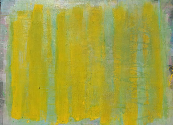 gelb-grün ,  Acryl auf Lwd., 105 x 140, 2022 