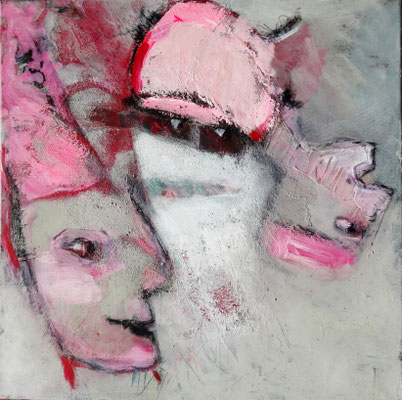  - KopieBlick in die Zukunft, Acryl-Mischtechnik,Lwd. 60 x 60, 2013