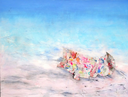 Wunschtraum, Acryl-Mischtechnik auf Lwd, 90 x 70, 2014, verkauft