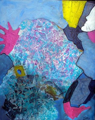 WienerFlieder,Acryl auf Lwd.  100 x 80,2006