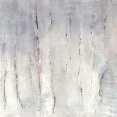 Zwischenraum 5,  Acrylmischtechnik ,Lwd. 80 x 80 ,2016