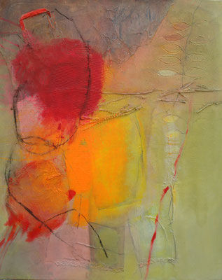 Mädchen mit Handtäschchen,Acryl-Mischt. auf Lwd.,80 x100, 2011 verkauft