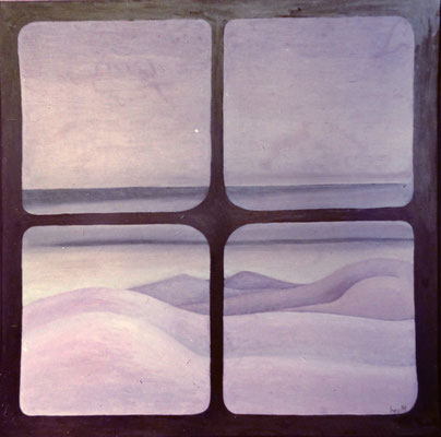 Lancarote,Öl auf Lwd.  ,80 x 80 ,1978 verkauft