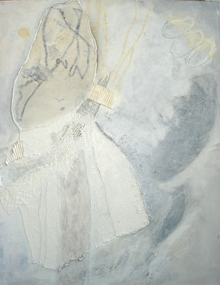 Weißheit,Acryl-Mischtechnikauf Lwd., 70 x 90 ,2011