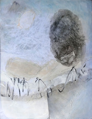 up and away..Mischt. auf Lwd. überarbeitet 2017,90 x 70