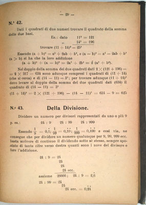 Los métodos explicados utilizan tabla con resultados de números, sus cuadrados y sus inversos