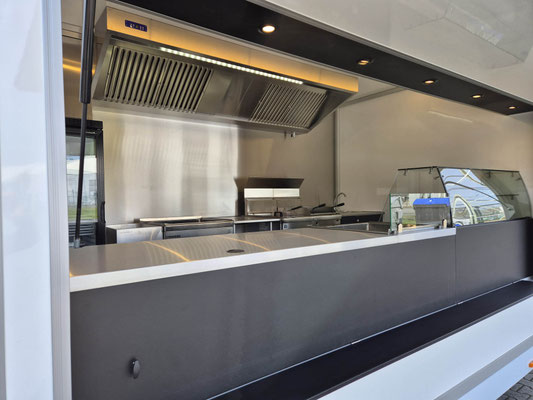 Food Truck Innenausstattung mobiler Stromversorgung 