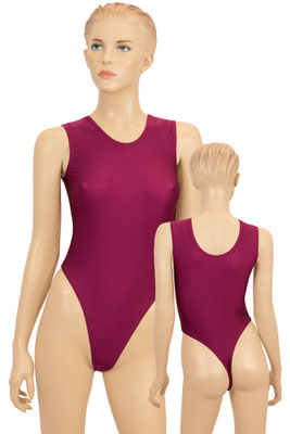 Damen Stringbody Rundhals ohne Ärmel