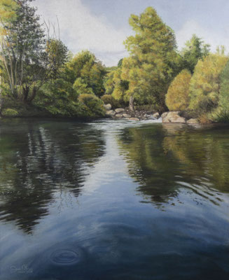 LA OMAÑUELA - Pastel sobre tabla dm (55 x 45) - 09/2020