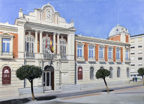 DIPUTACION DE CIUDAD REAL (130 Aniversario) - Pastel sobre papel Canson (56 x 40) - 03/09/2023 (En venta)