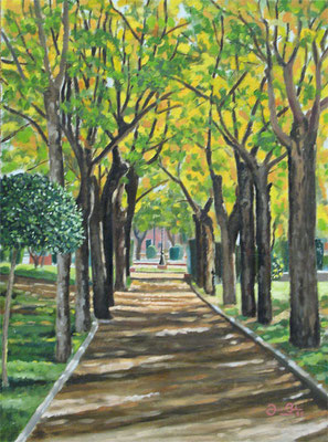 PASEO DEL PARQUE - Oleo