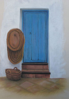 PUERTA DE FRIGILIANA - Pastel sobre papel Canson - 2010