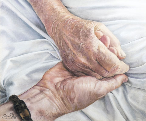 ADELANTE - Pastel sobre papel Canson (36 x30) - 02/06/2023 - (Propiedad de Fausto Pedro García Márquez)