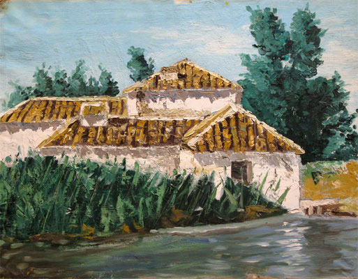 EL PUENTE NOLAYA - Oleo