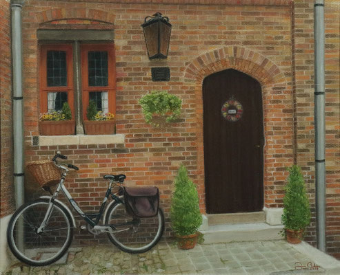 BRUJAS (Bélgica) - Pastel sobre papel Canson (48 x 39) - 2013