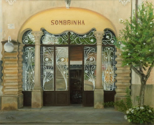 BOUTIQUE SOMBRINHA (Castelo de Vide - Portugal) - Pastel sobre papel Canson (48 x 39) - 2013