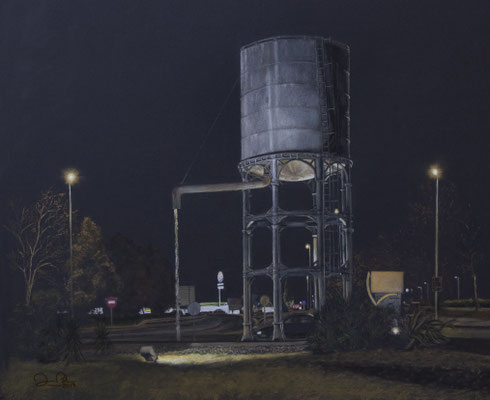 LA ROTONDA DEL DEPOSITO - Pastel sobre papel Canson (50 x 45) - 2019