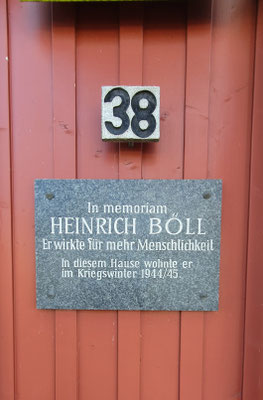 Heinrich-Böll-Haus in Much-Marienfeld. (c) Tourist-Info Much.