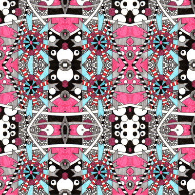 pattern / Musterentwurf  grafisch  / copyright Jutta Kohlbeck