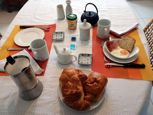 Un exemple de petit déjeuner parmi d'autres.