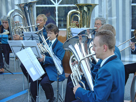 Kölliker Beizlifest, Ständchen beim Gemeindehaus am 3. September 2010.