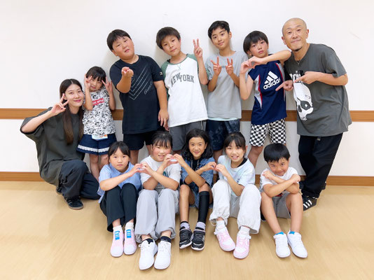 稲毛ダンススクール DOWN BY LAWのキッズクラスのかえちゃんが、約1ヶ月のお休みを経て復帰してくれました、嬉しい♪