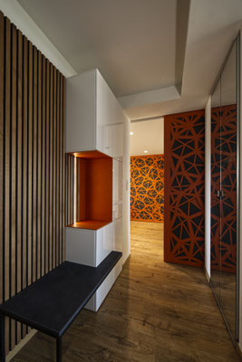 Agencement d'entrée sur mesure