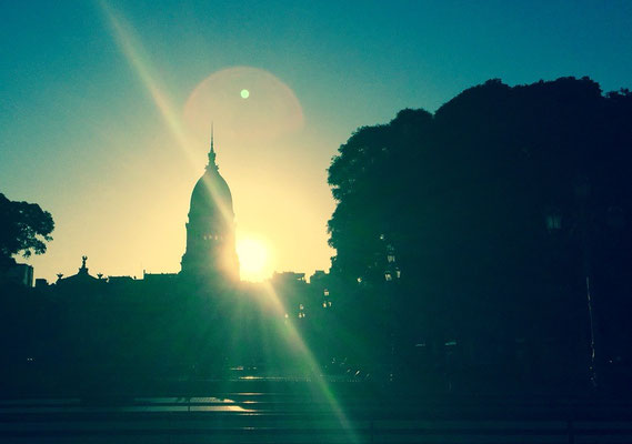 Buenos Aires - Sonnenuntergang 