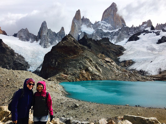 Patagonien - El Chaltén dr Fritz im Hintergrund (Wanderung)