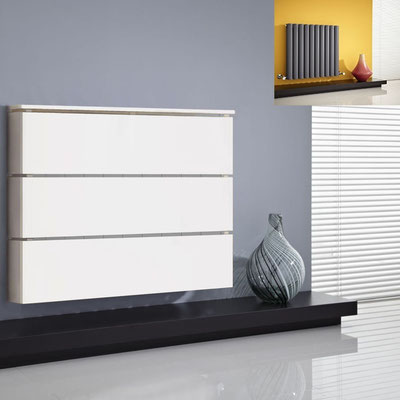 Cubre radiador flotante STANDARD DOS CAJONES Especial 65x91x20cm - Blanco  Soft